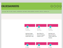 Tablet Screenshot of chloesaunders.com